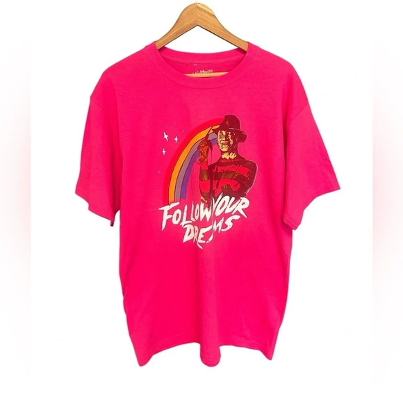 Freddy Krueger Nightmare on Elm Street “follow your dreams” Mens L unisex - Picture 1 of 6
